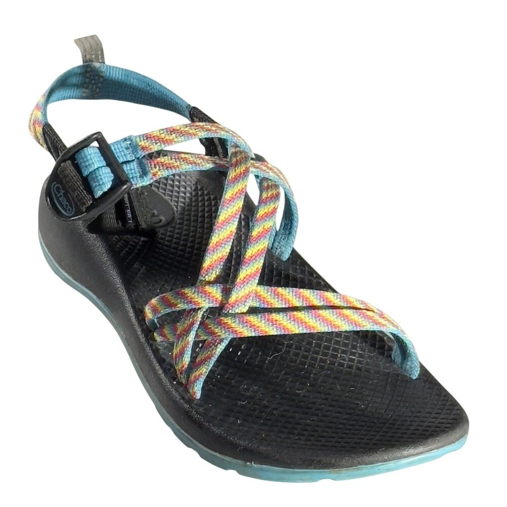 CHACO Kid's Juniors Z/Cloud Sandals Adjustable Straps Vibrant Pattern Size 5